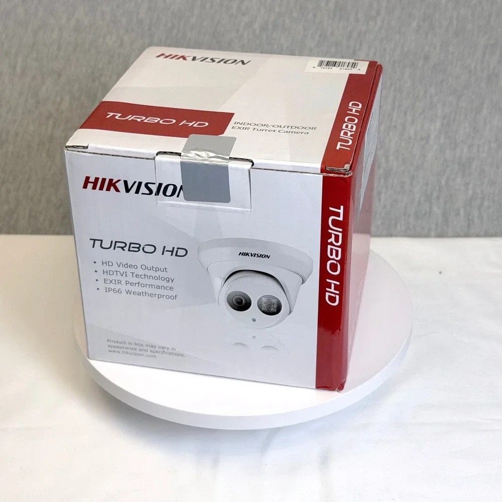 Hikvision Turbo HD EXIR Turret Camera 720p 8mm IP66 DS-2CE56C5T-IT1 White